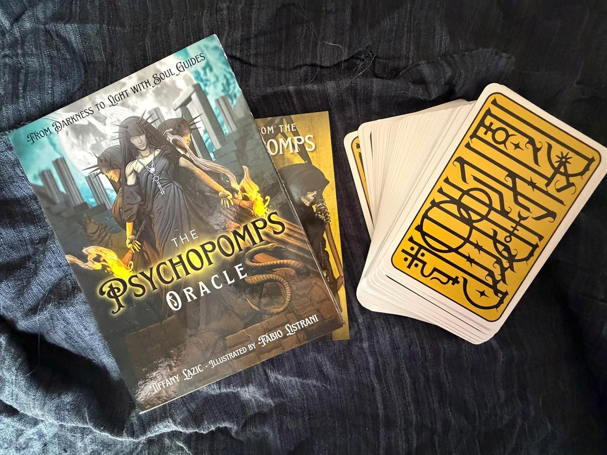 The Psychopomps Oracle: From Darkness to Light with Soul Guides | by Tiffany Lazic (Author), Fabio Listrani (Author) | Divination