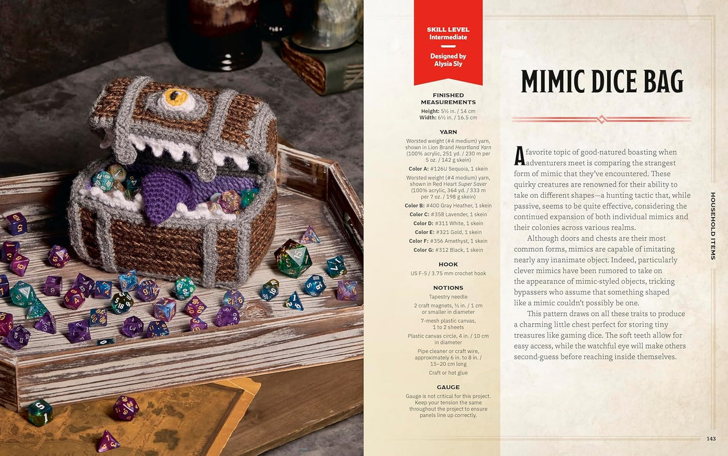 Dungeons and Dragons Crochet: A Book of Many Patterns | Hardcover | 2026 | by Stacy King (Author), Official Dungeons and Dragons Licensed (Author)