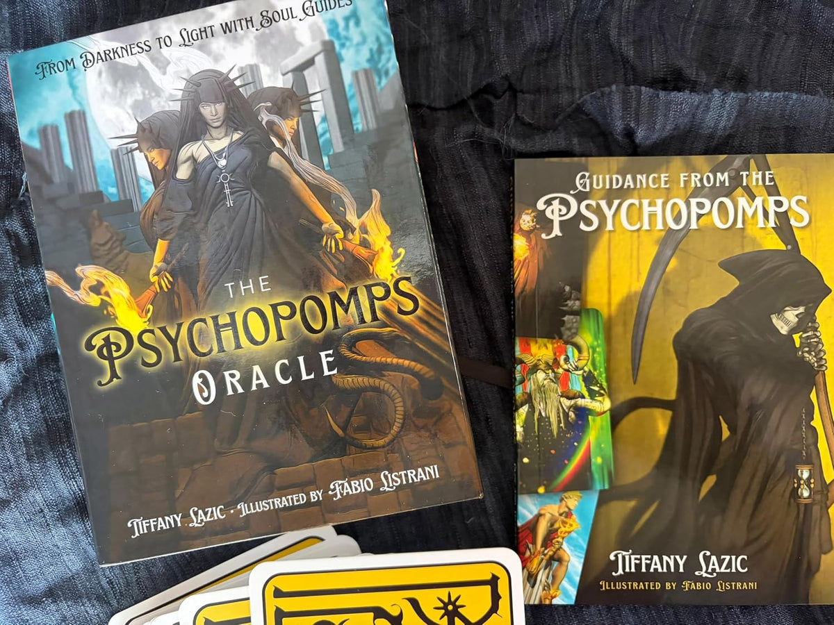 The Psychopomps Oracle: From Darkness to Light with Soul Guides | by Tiffany Lazic (Author), Fabio Listrani (Author) | Divination