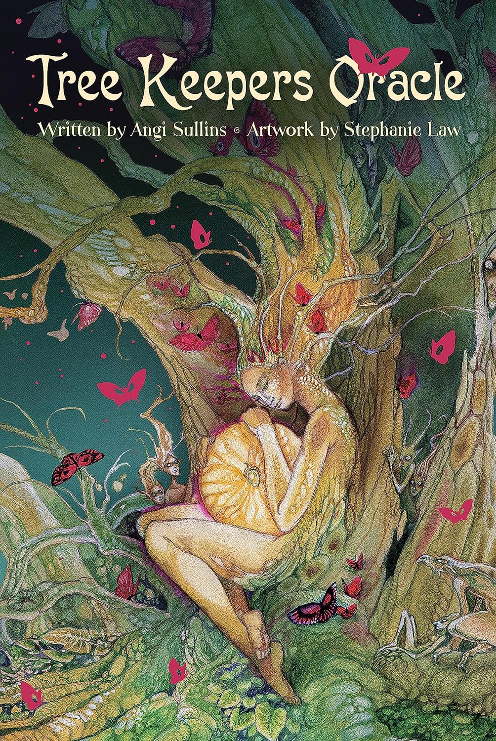Treekeepers Oracle Cards |  Angi Sullins (Author) | Stephanie Law (Author) | Divination | Fortune Telling