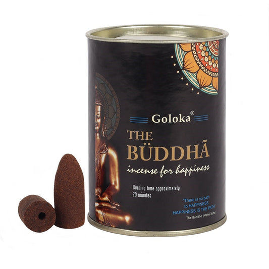 Goloka Buddha Backflow Incense Cones | Incense for Happiness | Home Fragrance