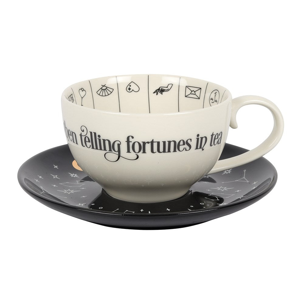 Fortune Telling Ceramic Teacup | Divination | Tasseography | Tea Leaf Reading
