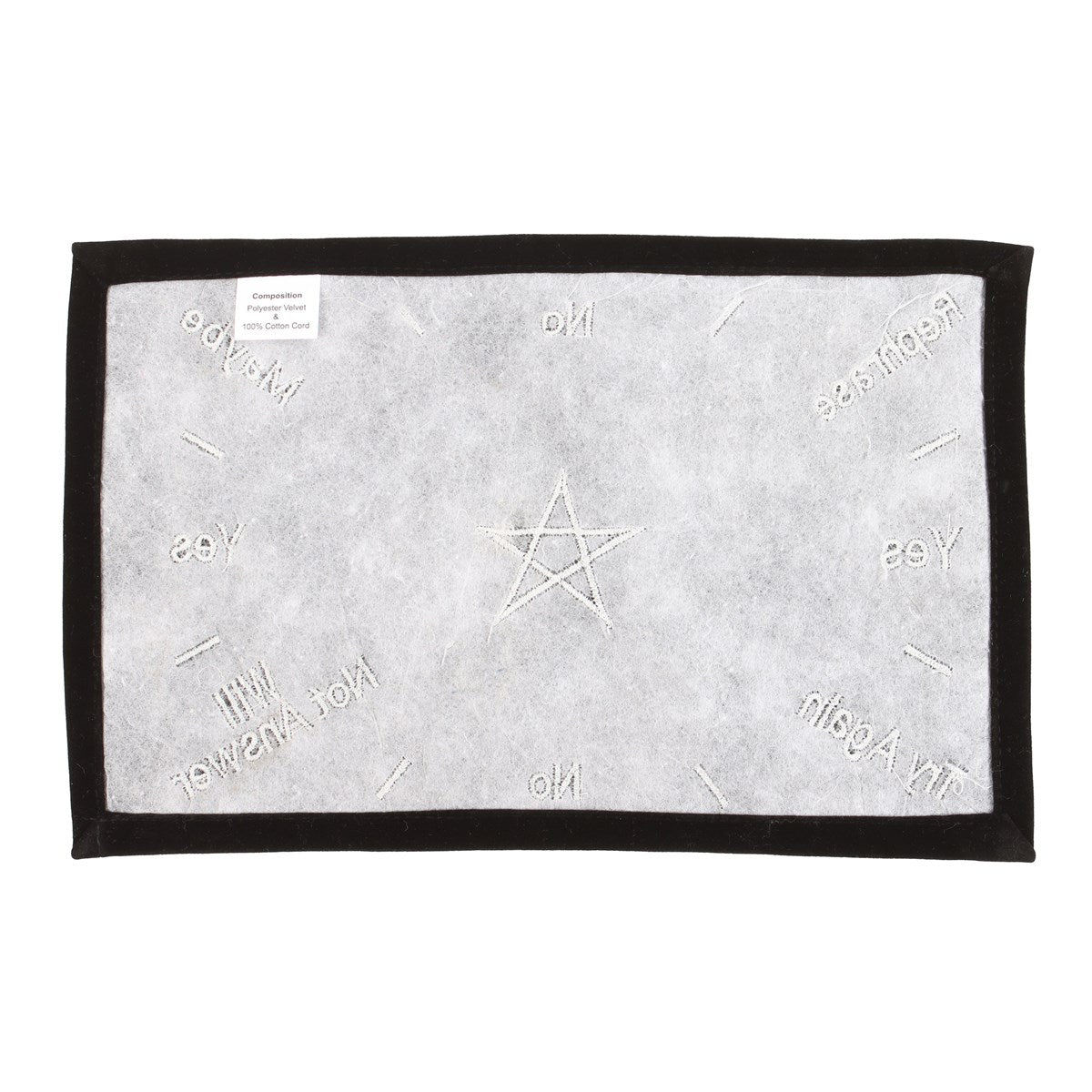 Embroidered Pentacle Pendulum Mat | Pendulum Mat | Divination Tools | Decision Maker | Altar Cloth