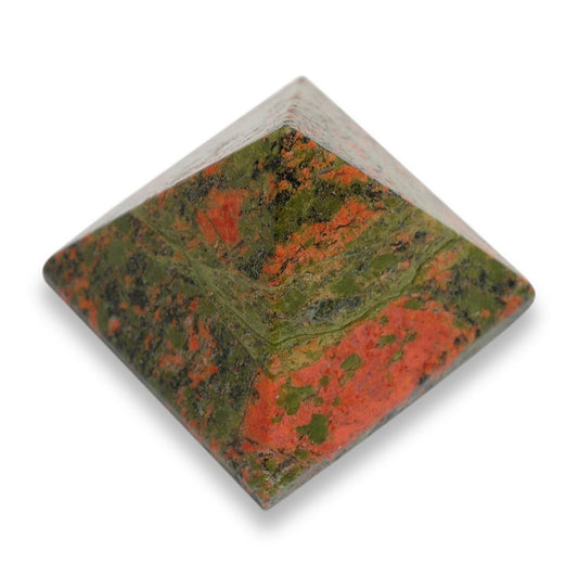 Unakite Pyramid | Metaphysical Crystals | 40mm