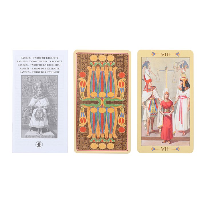 Ramses Tarot | 78 full colour cards and instructions Paperback | 2003 | by Severino Baraldi (Artwork), Giordano Berti (Author)