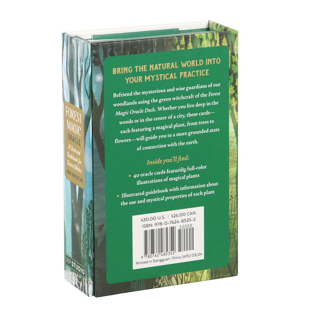 Forest Magic Oracle: A Deck and Guidebook for Green Witches (RP Studio) Cards | 2024 | by Nikki Van De Car (Author), Elin Manon (Illustrator)