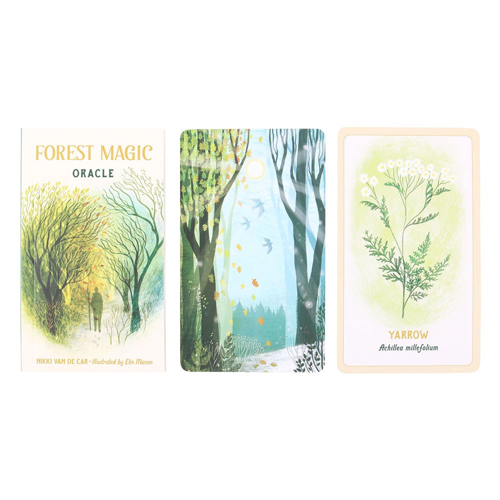 Forest Magic Oracle: A Deck and Guidebook for Green Witches (RP Studio) Cards | 2024 | by Nikki Van De Car (Author), Elin Manon (Illustrator)