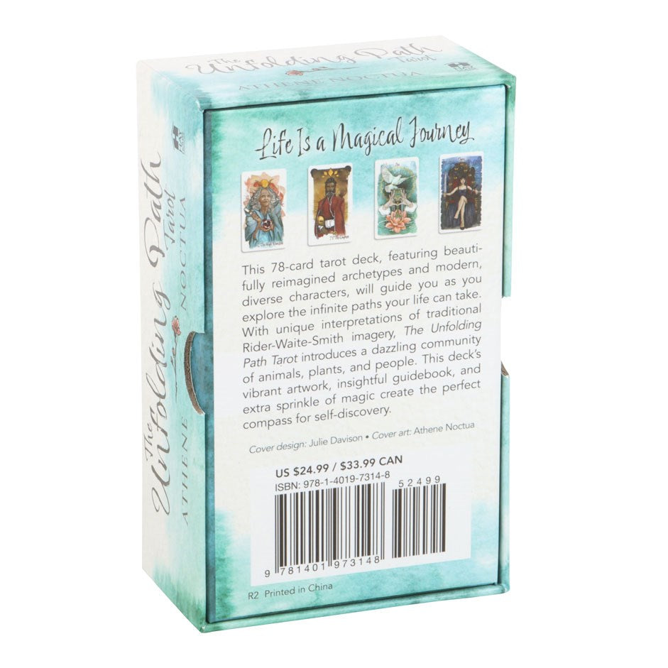 The Unfolding Path Tarot | A 78-Card Deck and Guidebook | by Athene Noctua | 2023