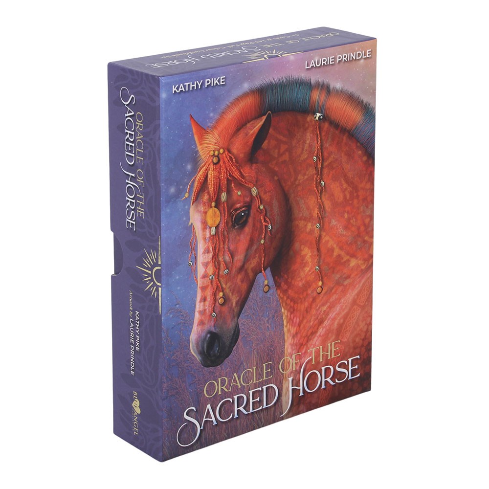 Oracle of the Sacred Horse | by Kathy Pike (Author), Laurie Prindle (Illustrator) | Divination