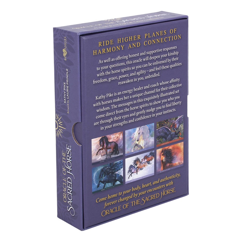 Oracle of the Sacred Horse | by Kathy Pike (Author), Laurie Prindle (Illustrator) | Divination