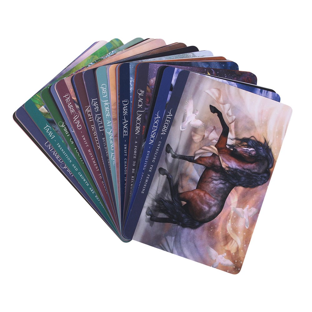 Oracle of the Sacred Horse | by Kathy Pike (Author), Laurie Prindle (Illustrator) | Divination