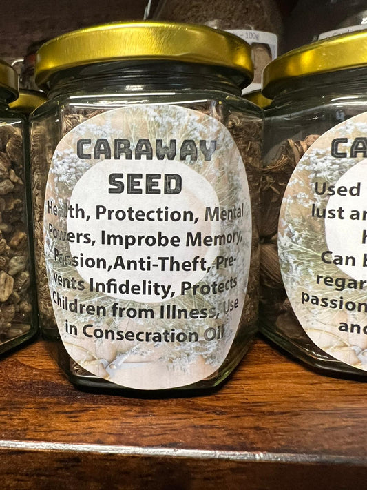 Caraway Seeds | 100g in Jar | Herb | Herbwork | Spell Reagent