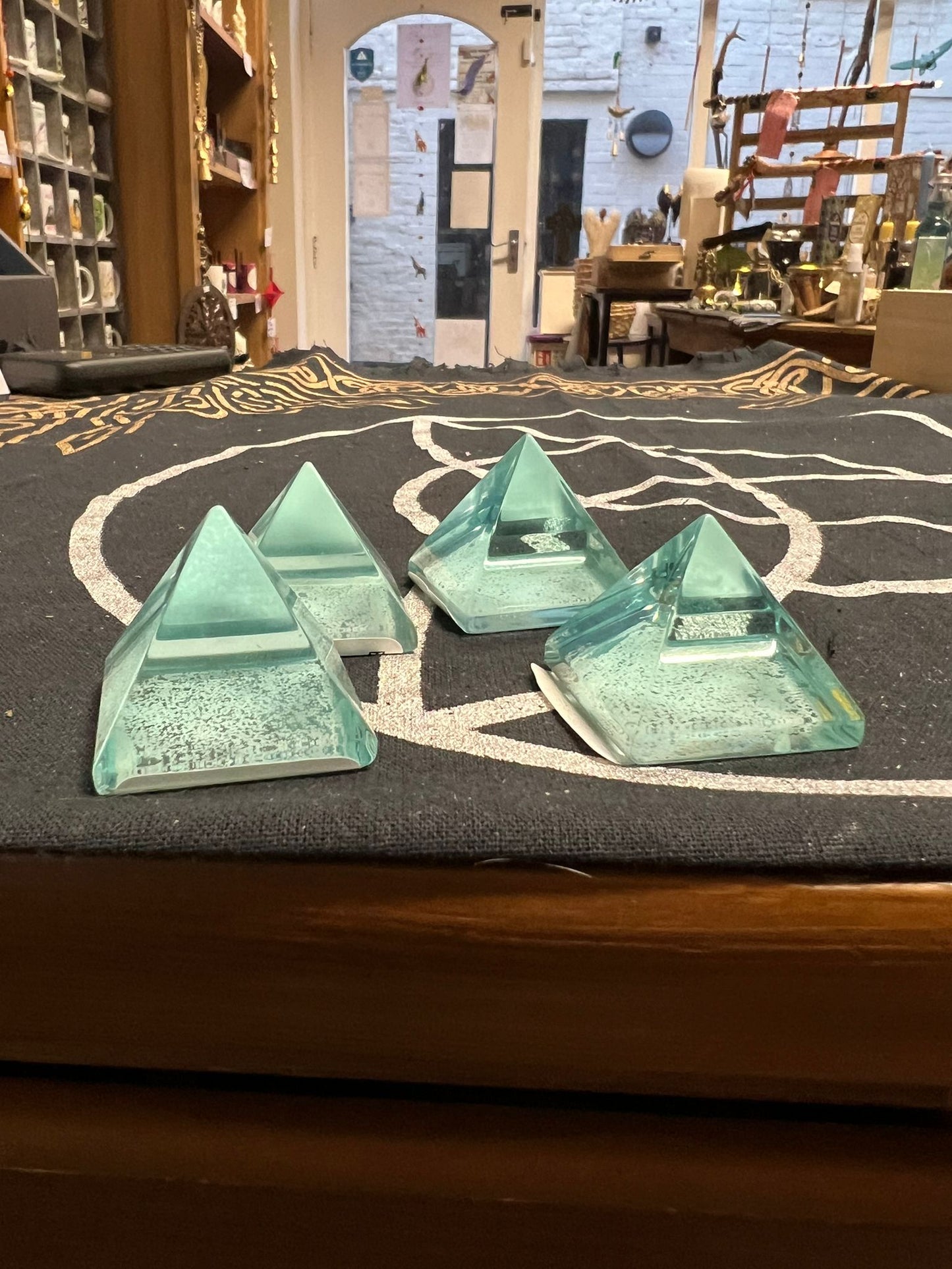 Crystal Pyramid | Blue Obsidian | Crystal Healing | 35mm