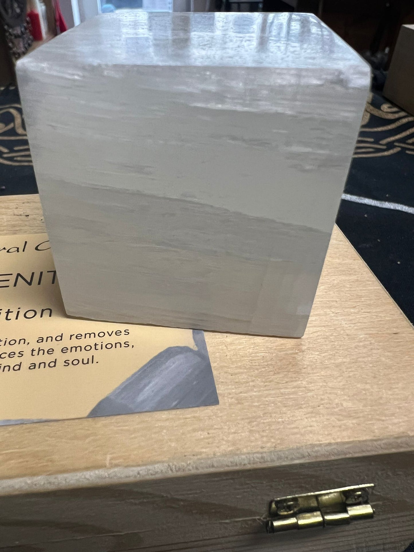Selenite Square |  Selenite Cube | 50 mm | Metaphysical | Crystal Healing