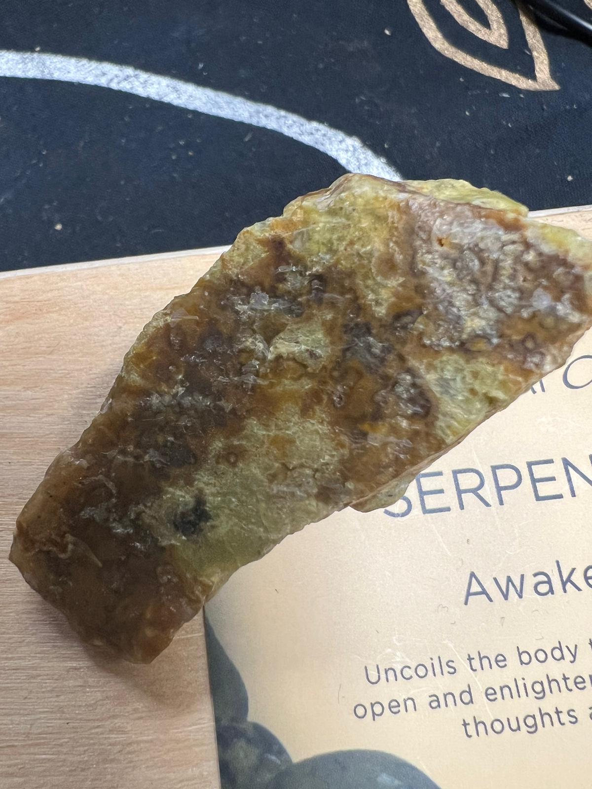 Serpentine Rough Stone | Metahysical