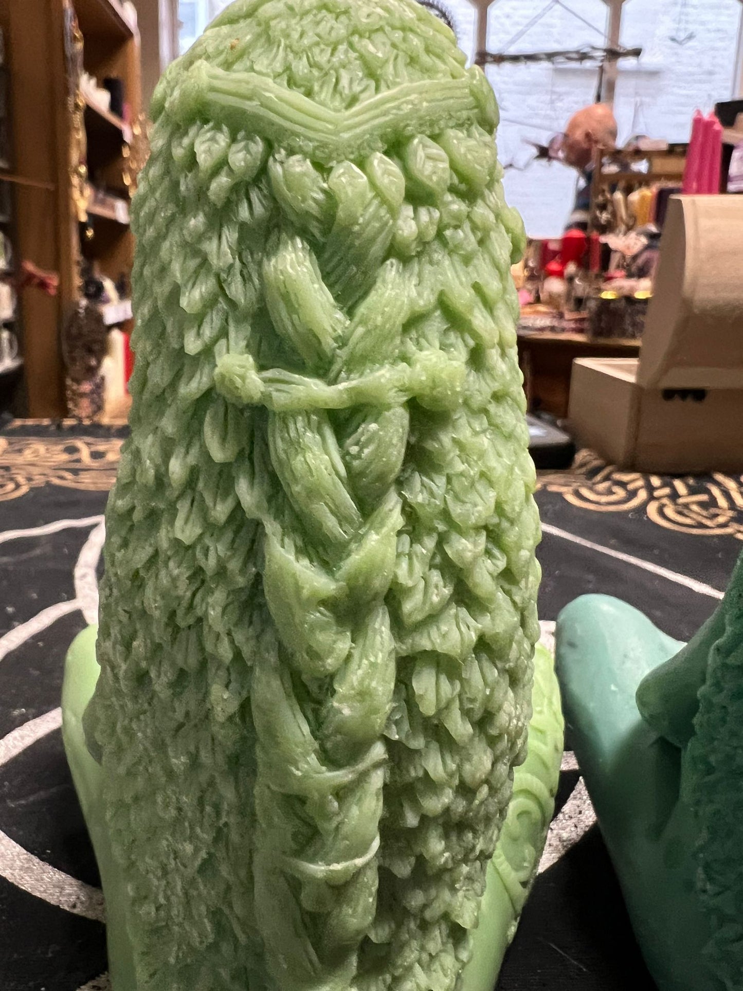 Gaia Candle | Mother Earth Pillar Candle | Two scents | Altar Candles | 15cm