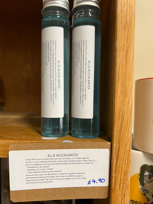 Blessed Infused Blue Moon Water | Altar | Spell Work | Spell Reagent | Witchraft