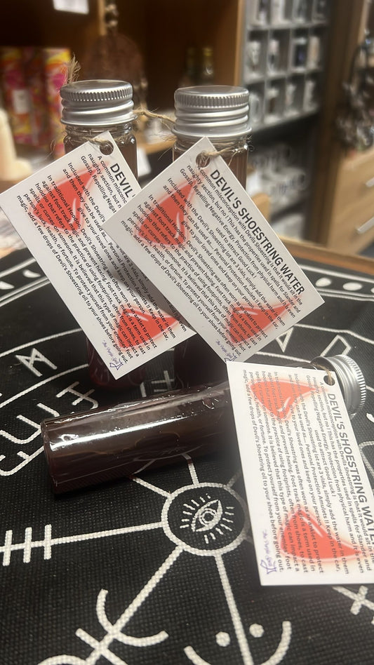 Devil's Shoe String Oil | Witchcraft | Spell Reagent | Conjure Oil