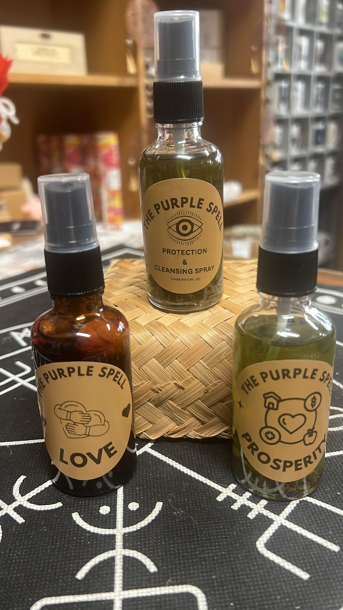 Intention Spray | In House Blens | Protection and Cleansing | Love | Prosperiy | Room spray | Altar Cleansing | Spell Reagent