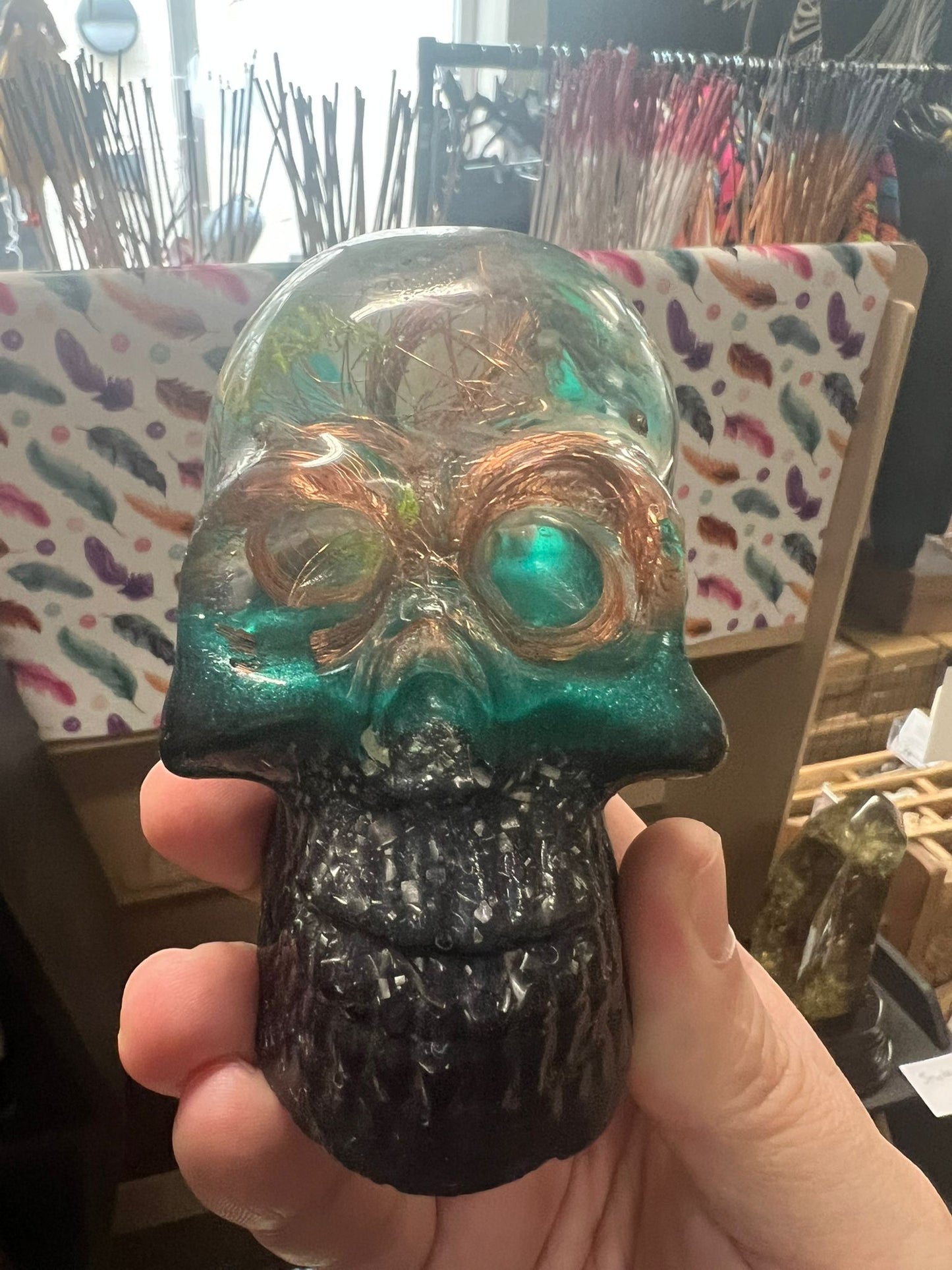 Orgonite Skulls | Handmade | Spitual | Holistic Healing | Meditation