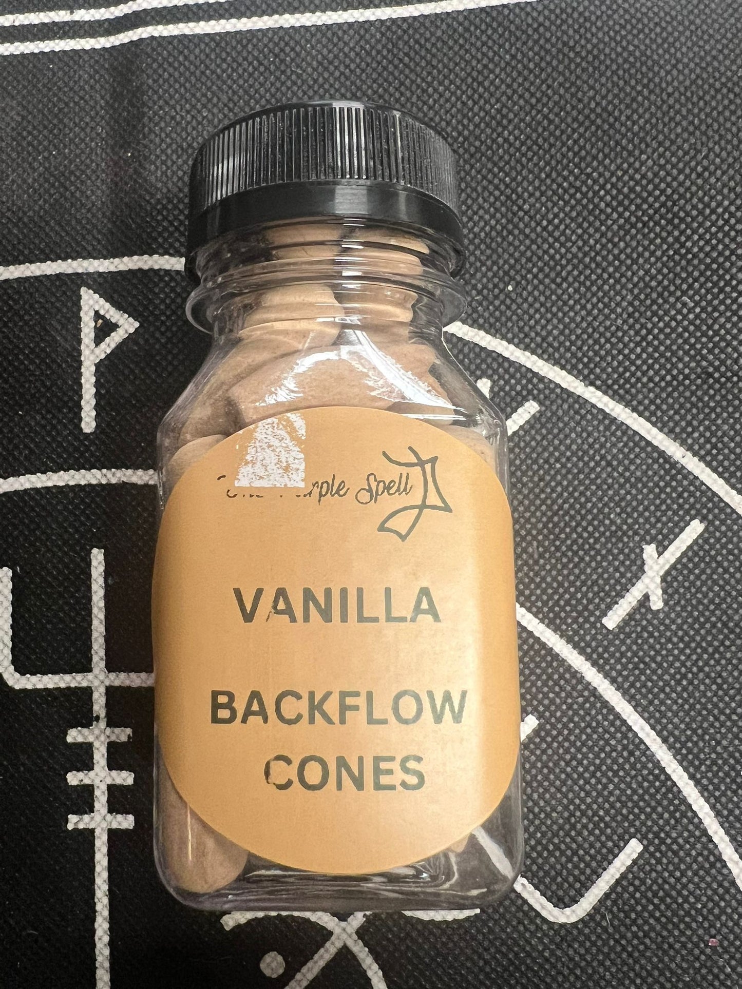 Back Flow Incense Cones | Vanilla | Approx 23 Cones | Home Fragrance