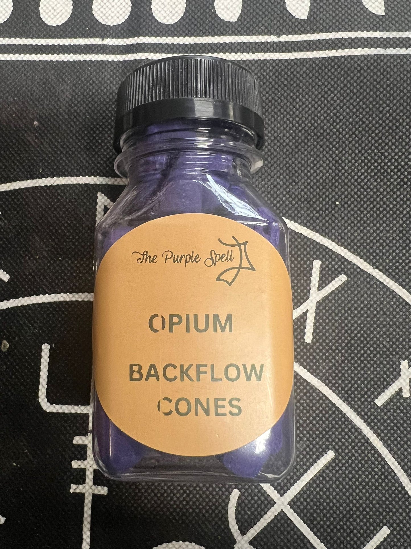 Back Flow Incense Cones | Opium | Approx 23 cones | Home Fragrance
