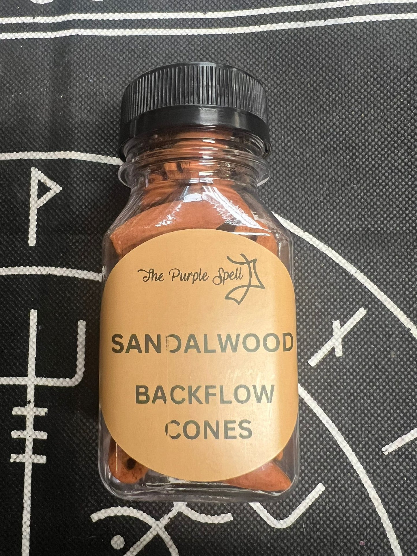 Back Flow Incense Cones | Sandalwood | Approx 23 Cones | Home Fragrance
