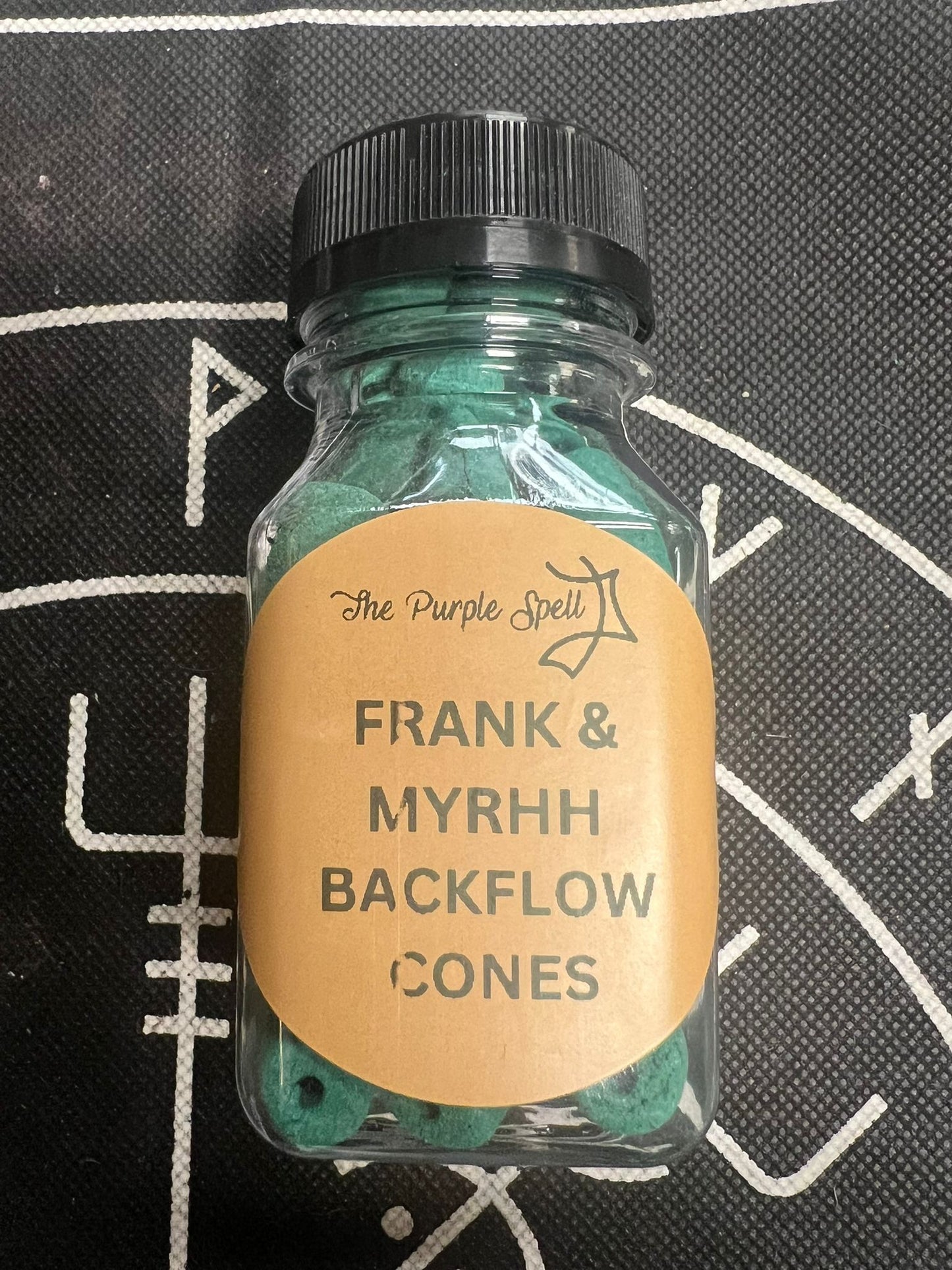 Back Flow Incense Cones | Frank and Myrhh | Approx 23 cones | Home Fragrance