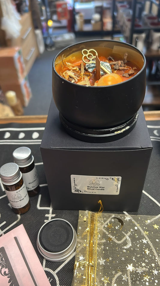 Wytches Way Candle Ritual Kit | The Cunning Grove | Road Opener | Spell Kit | Witchcraft | Pagan