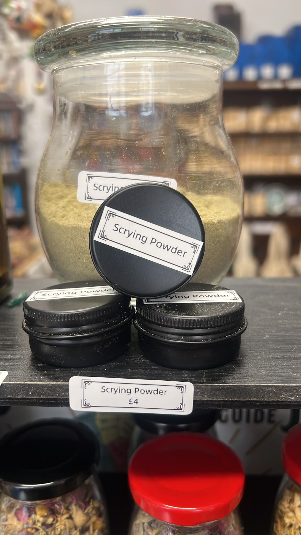 Scrying Powder | Spell Reagent | Small tin | Spellwork | Rootwork | Divination