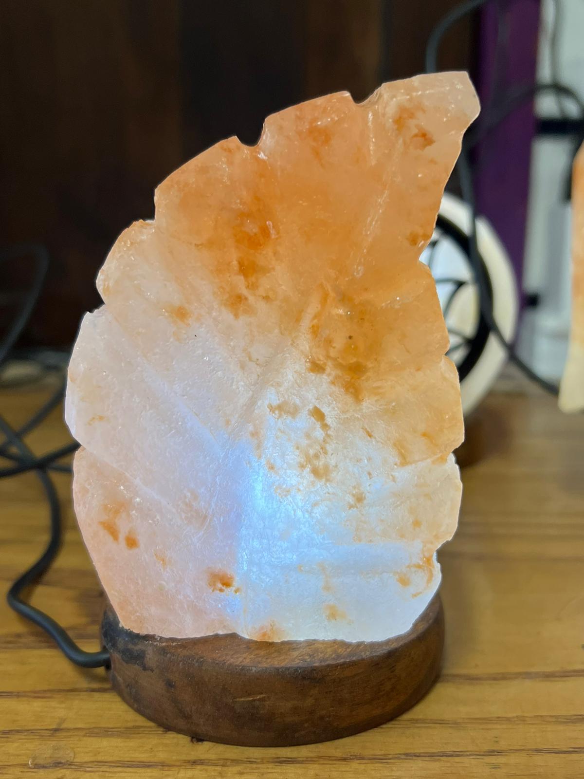 Himalayan Rock Salt Lamp | Table Top USB Connection | Multiple Designs |