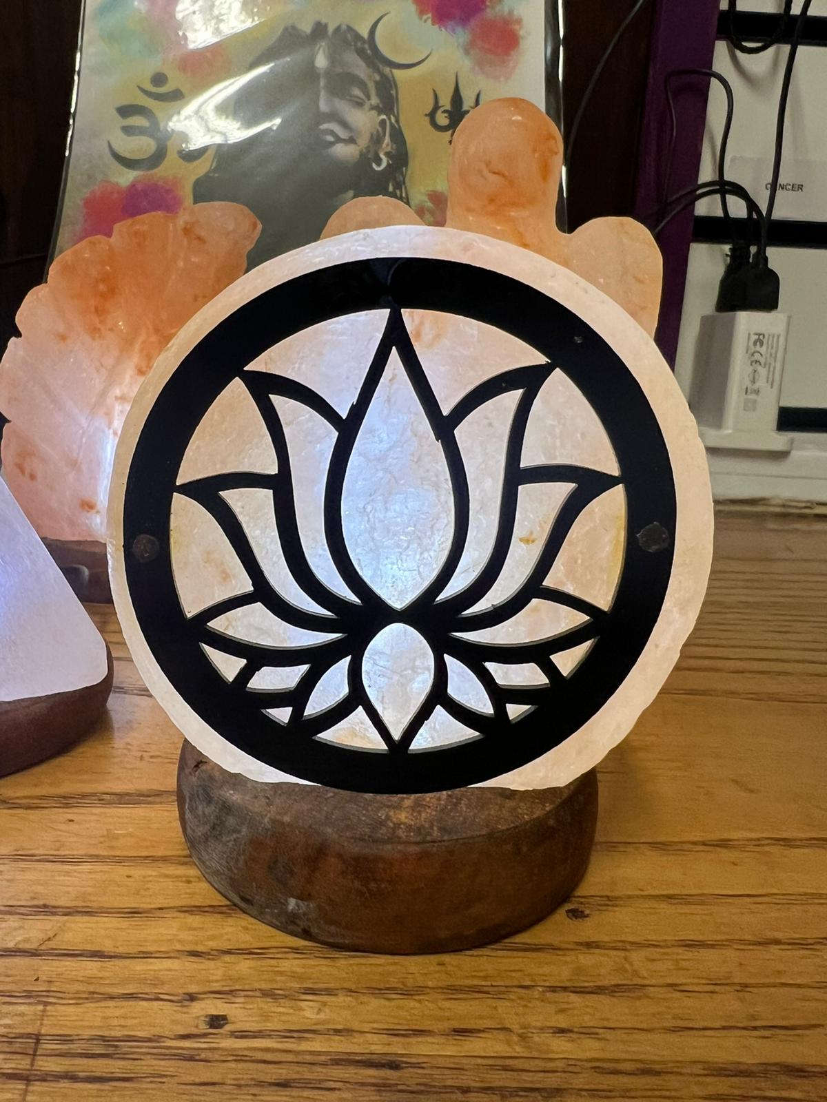 Himalayan Rock Salt Lamp | Table Top USB Connection | Multiple Designs |