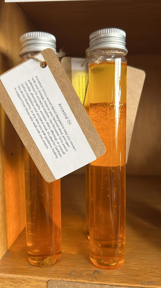 Ancestral Oil – Honouring those Who Came Before | witch Altar | apothecary | Spell Reagent | Conjure