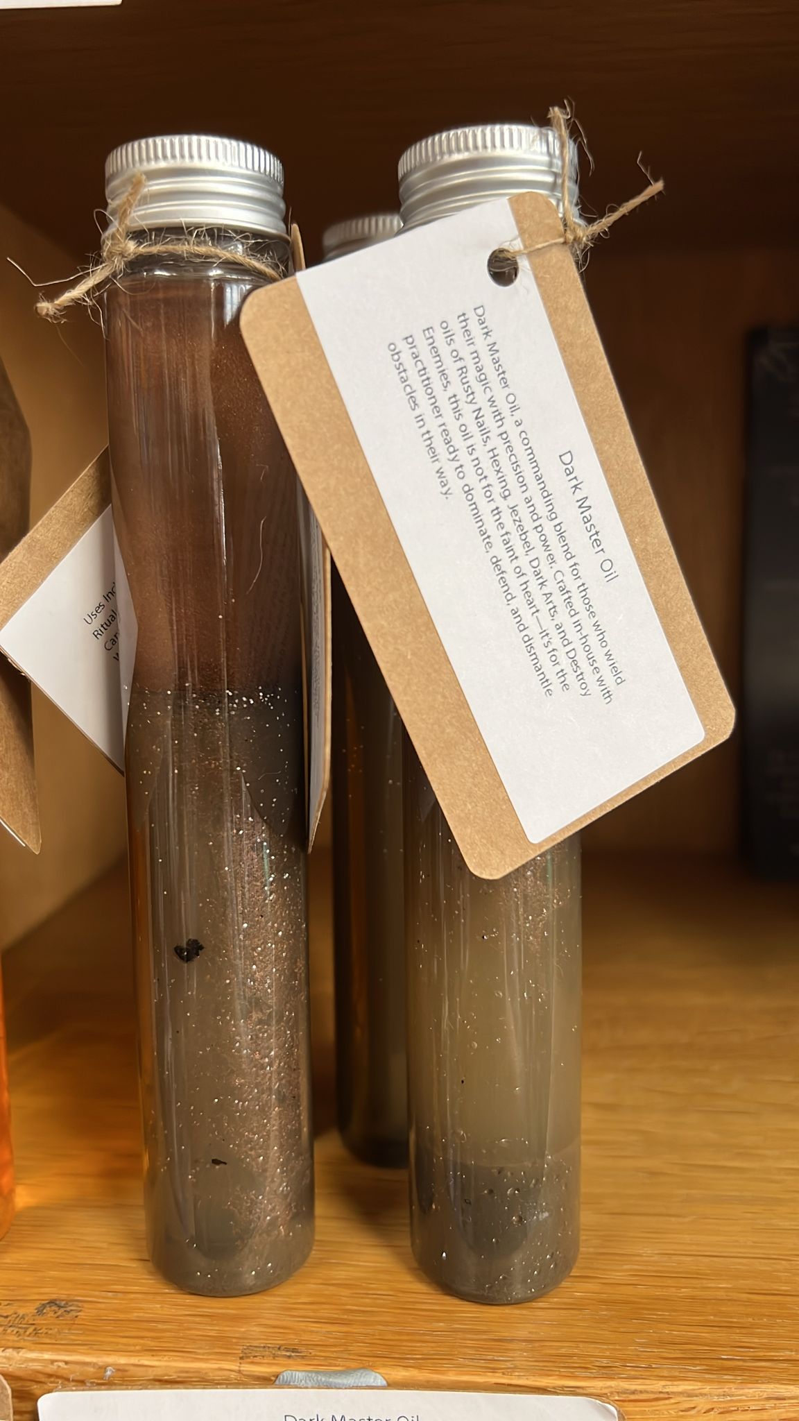 Dark Master Oil | Witchy Oil | Witch Apothacary | Alchemy |