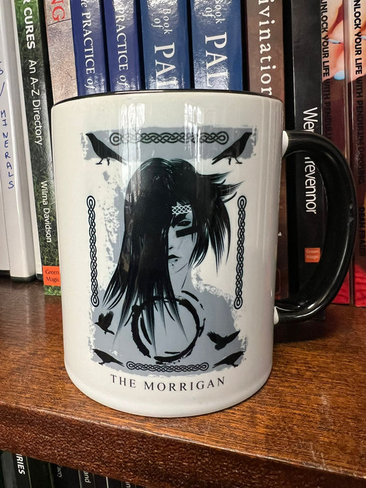 Morrigan Mug | Coffee Mug | Celtic Mythology | Triple goddess | Goddess of War