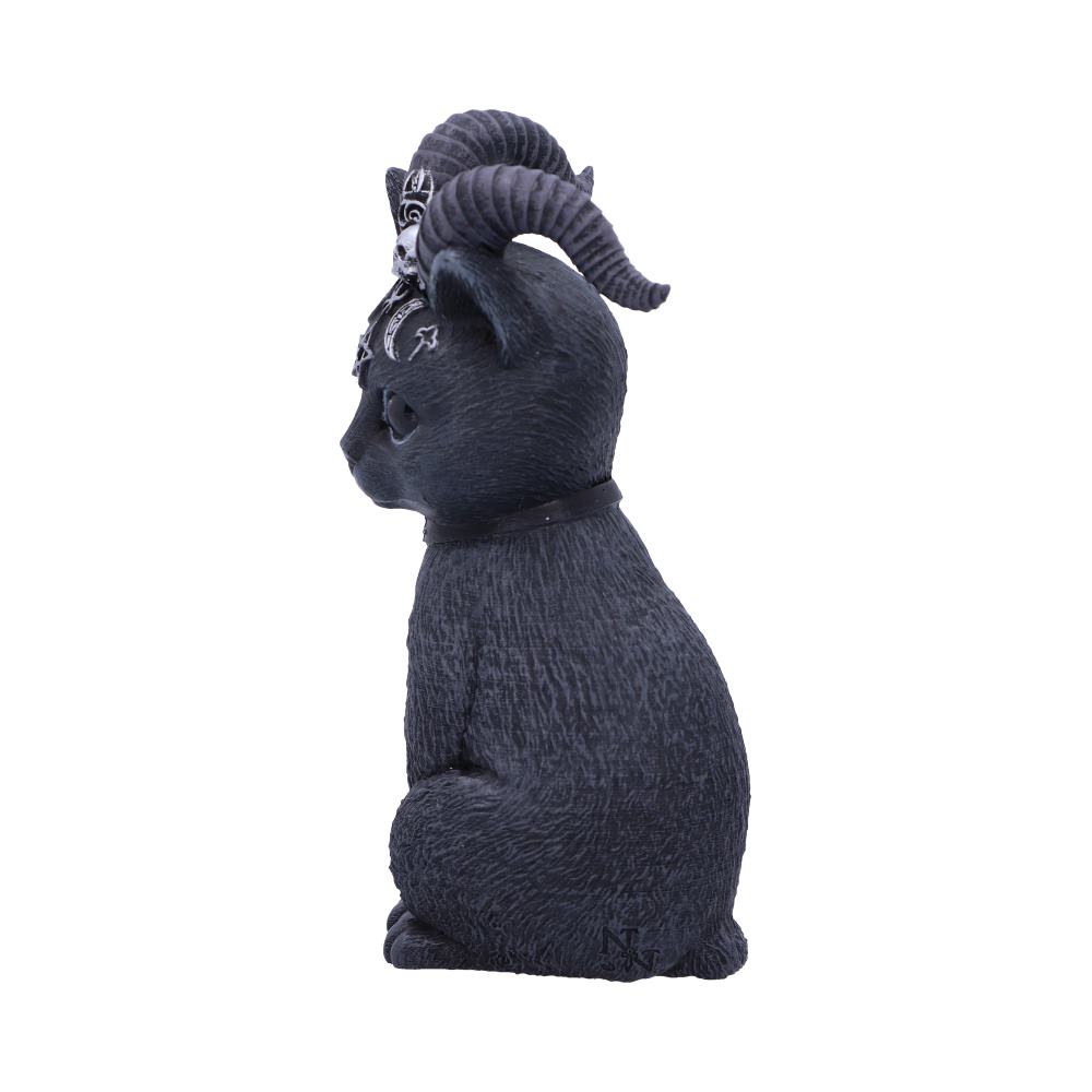 Pawzuph Horned Occult Cat Figurine | 11 cm | Cult Cuties | Nemesis Now | Goth Decor