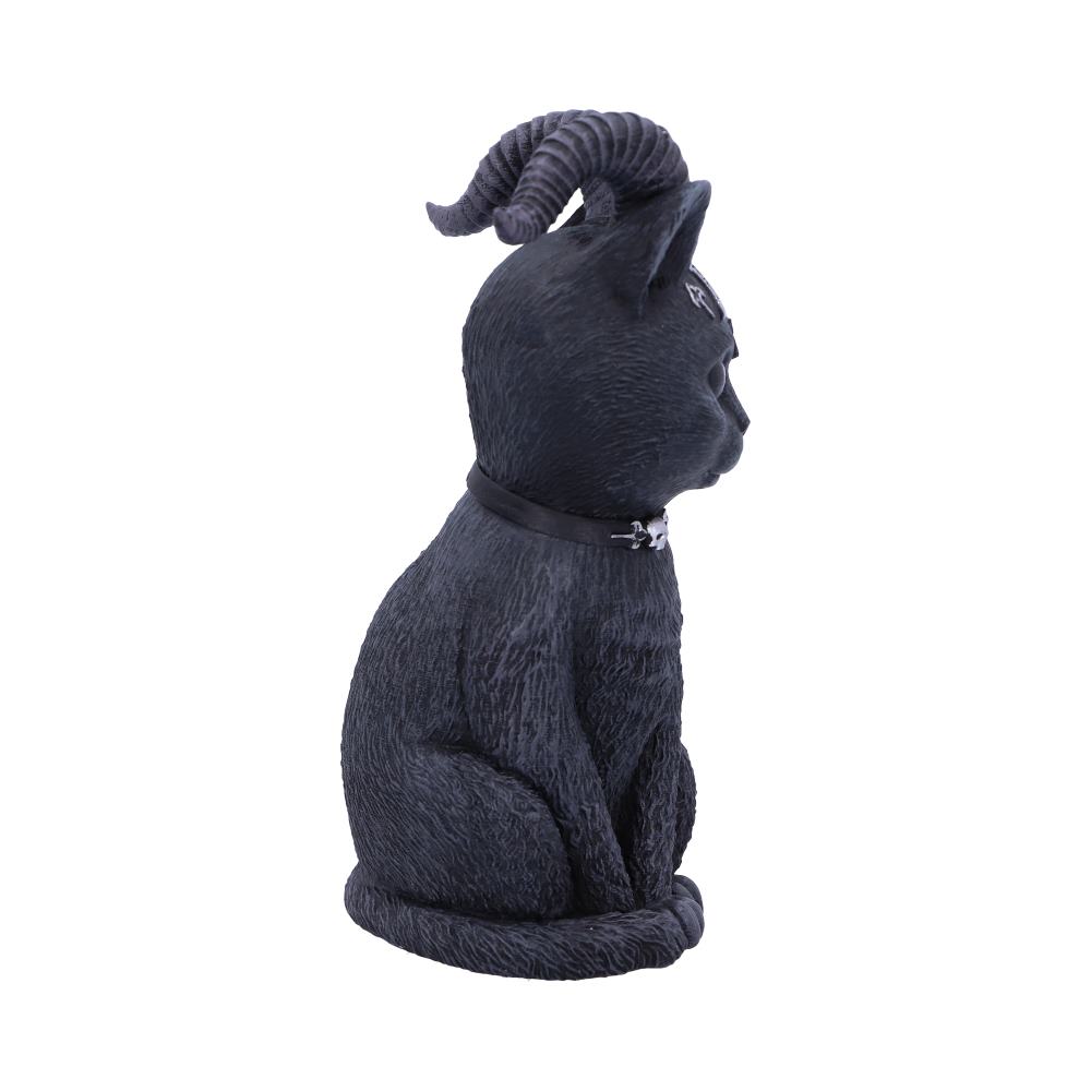 Pawzuph Horned Occult Cat Figurine | 11 cm | Cult Cuties | Nemesis Now | Goth Decor
