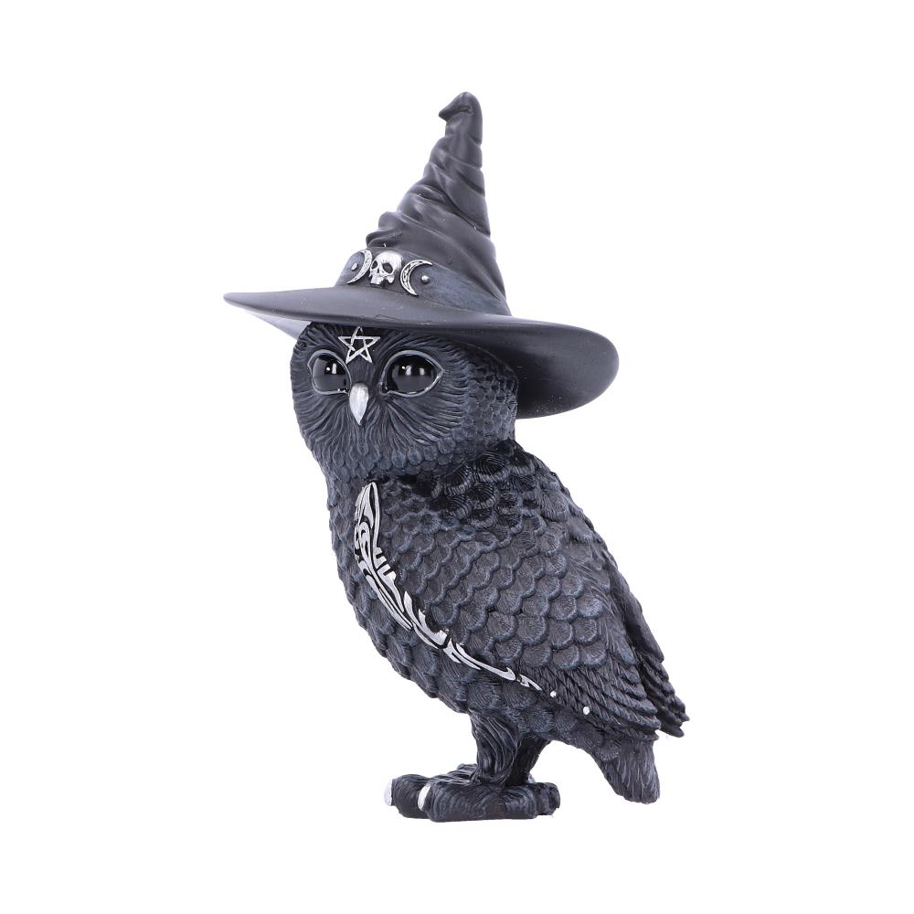 Owlocen Witches Hat Occult Owl Figurine | Cult Cuties | 13.5cm | Nemesis Now | Goth Decor
