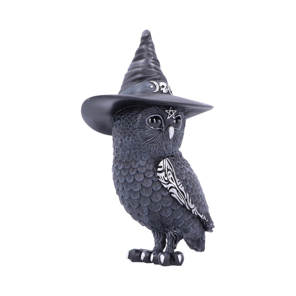 Owlocen Witches Hat Occult Owl Figurine | Cult Cuties | 13.5cm | Nemesis Now | Goth Decor