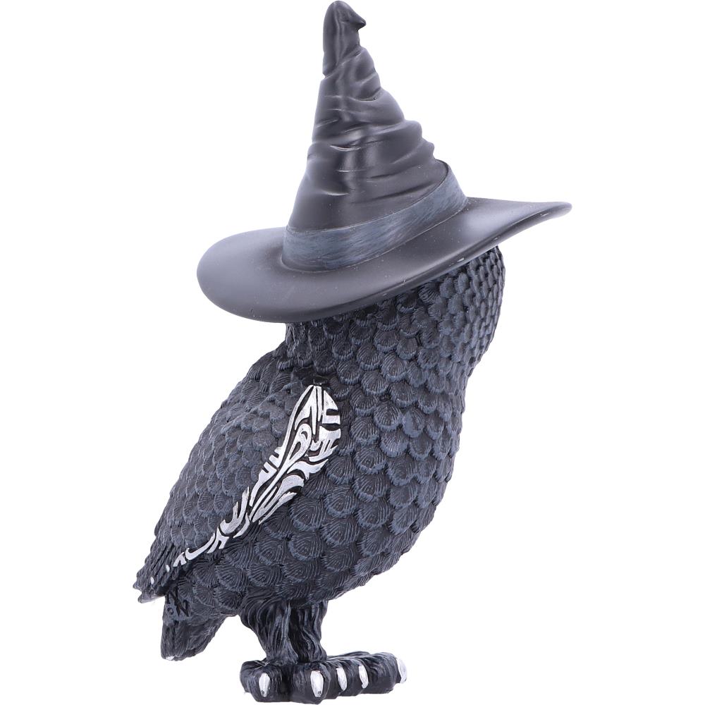 Owlocen Witches Hat Occult Owl Figurine | Cult Cuties | 13.5cm | Nemesis Now | Goth Decor
