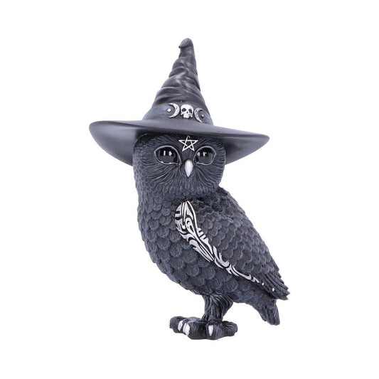 Owlocen Witches Hat Occult Owl Figurine | Cult Cuties | 13.5cm | Nemesis Now | Goth Decor