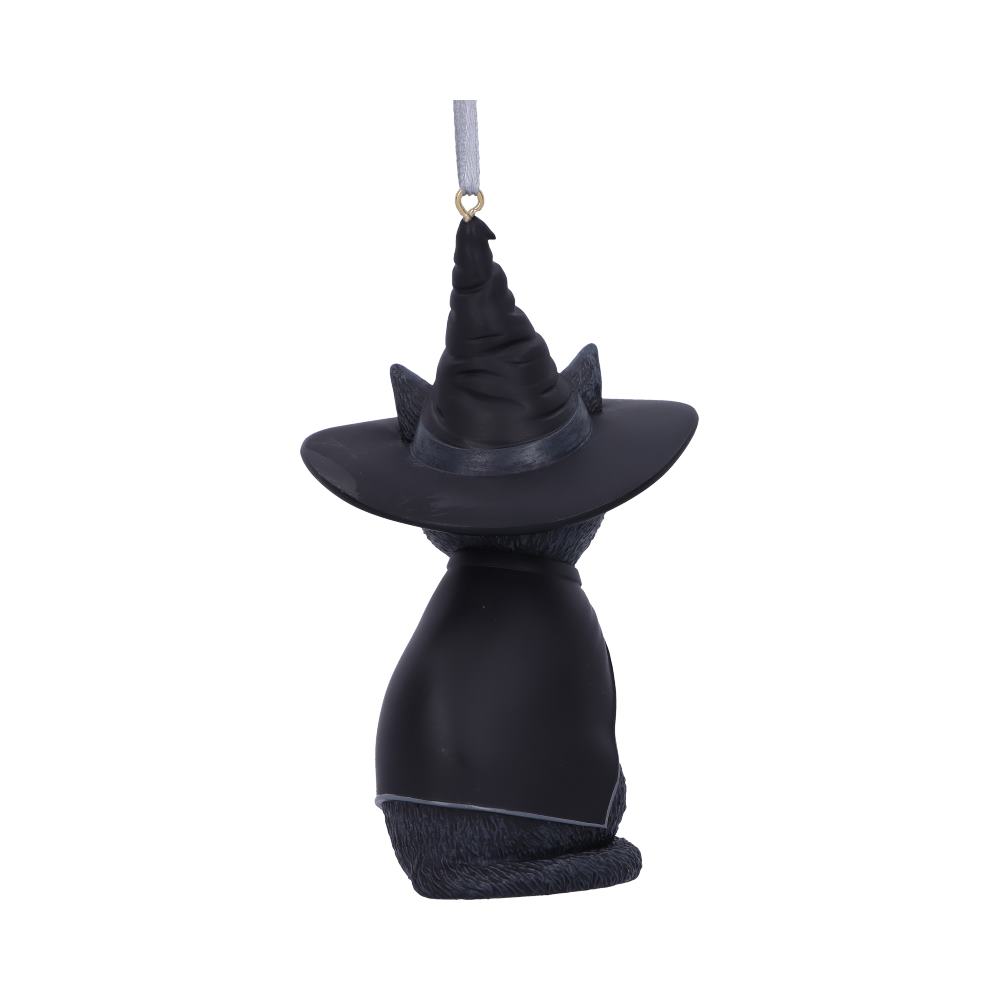 Purrah Ornament | Black Witch Cat Hanging Decorative Ornament | 11.5cm | Cult Cuties