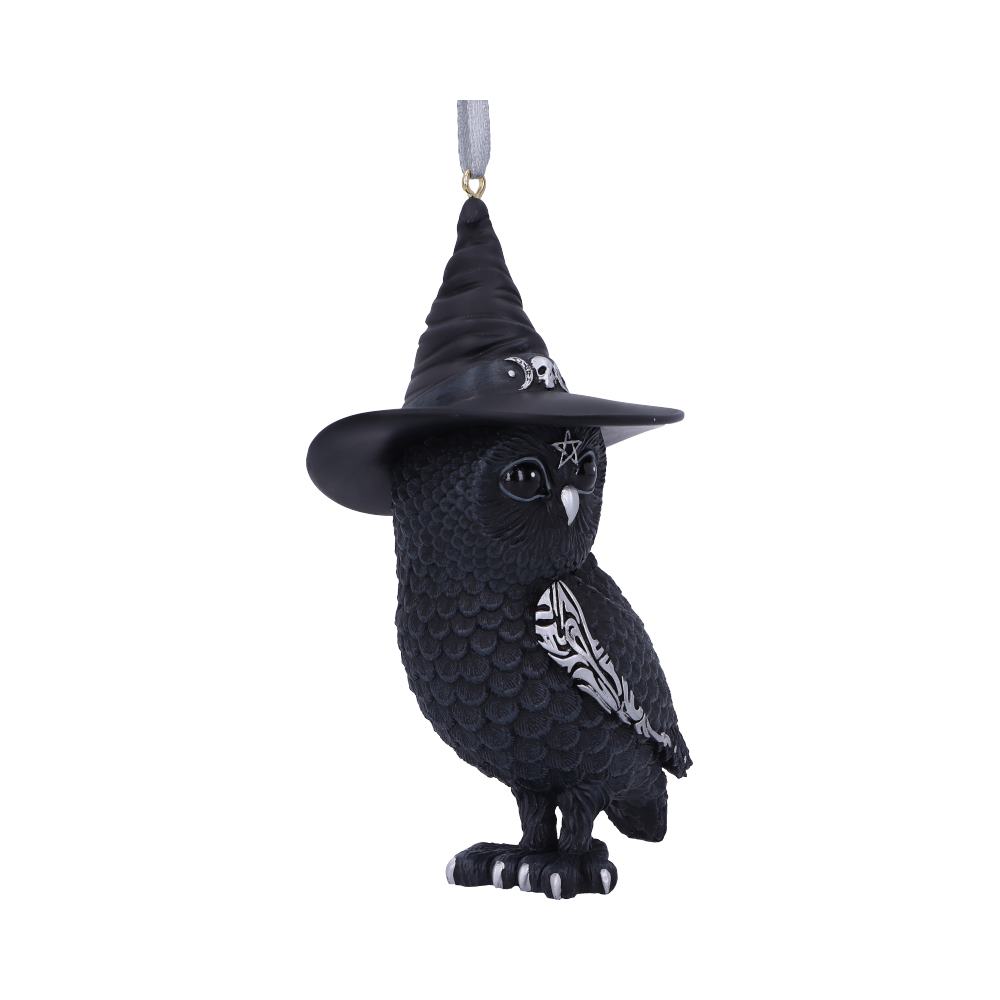 Owlocen Decoration | Black Witch Owl Hanging Decorative Ornament  | 12cm | Cult Cuties