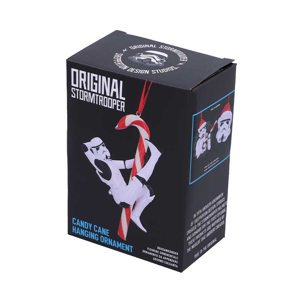 Stormtrooper Candy Cane Hanging Ornament | 12cm | Officially Licensed