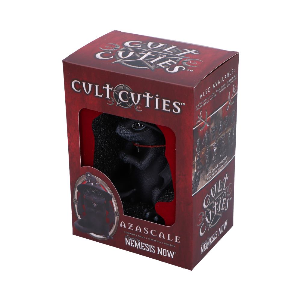 Azascale | 12.4cm | Azascale Collectible Lizard Cult Cuties™ Figurine | Goth Decor