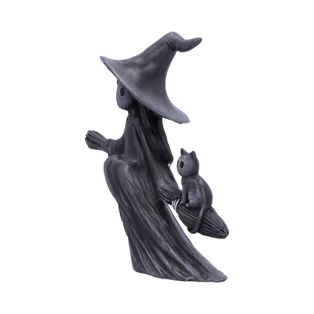 Little Souls | Beam Witch on Broom Figurine | 15cm | Witch Figurine | Nemesis Now