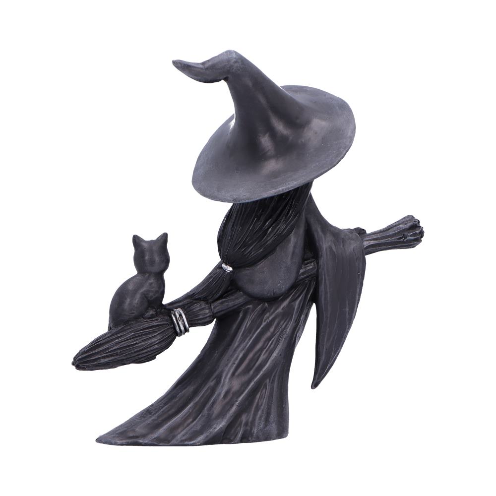 Little Souls | Beam Witch on Broom Figurine | 15cm | Witch Figurine | Nemesis Now