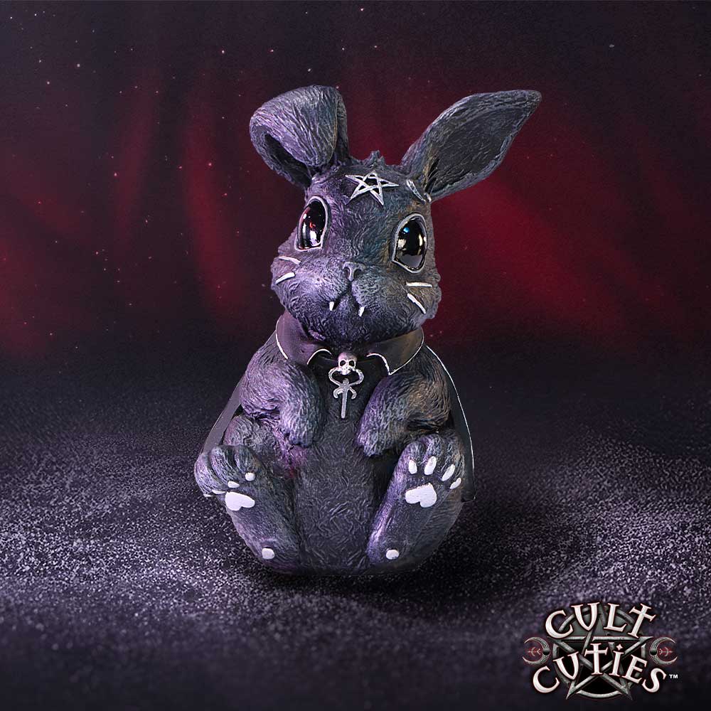 Bunerius Goth Rabbit Ornament | 9.7cm | Cult Cuties | Bunerius Figurine Nemesis Now