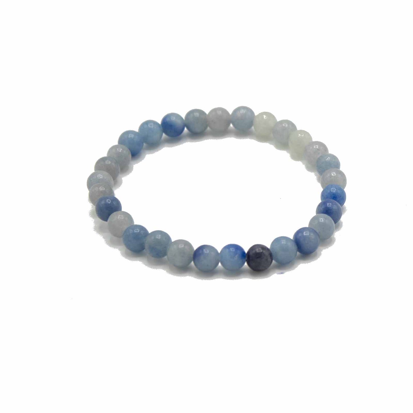 Gemstone Manifestation Bracelet | Blue Lace Agate | Independence | Power Bracelet | Boho Jewllery