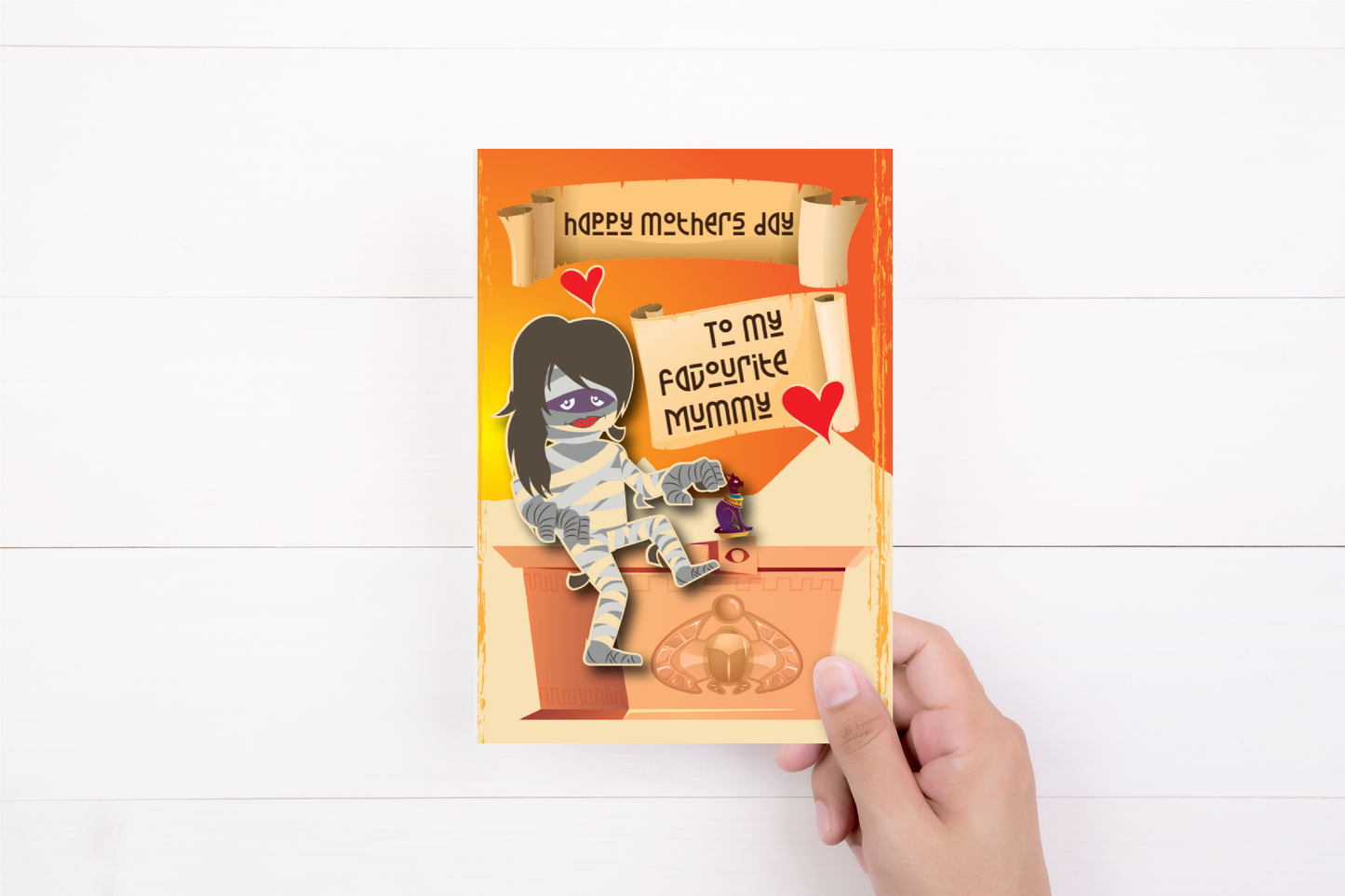 Mothers Day Card | My Favourite Mummy| Happy Mother's Day | Funny Card | Goth Mum
